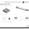 Fiber Pins and Threaded Product Data Sheet - HL-316
